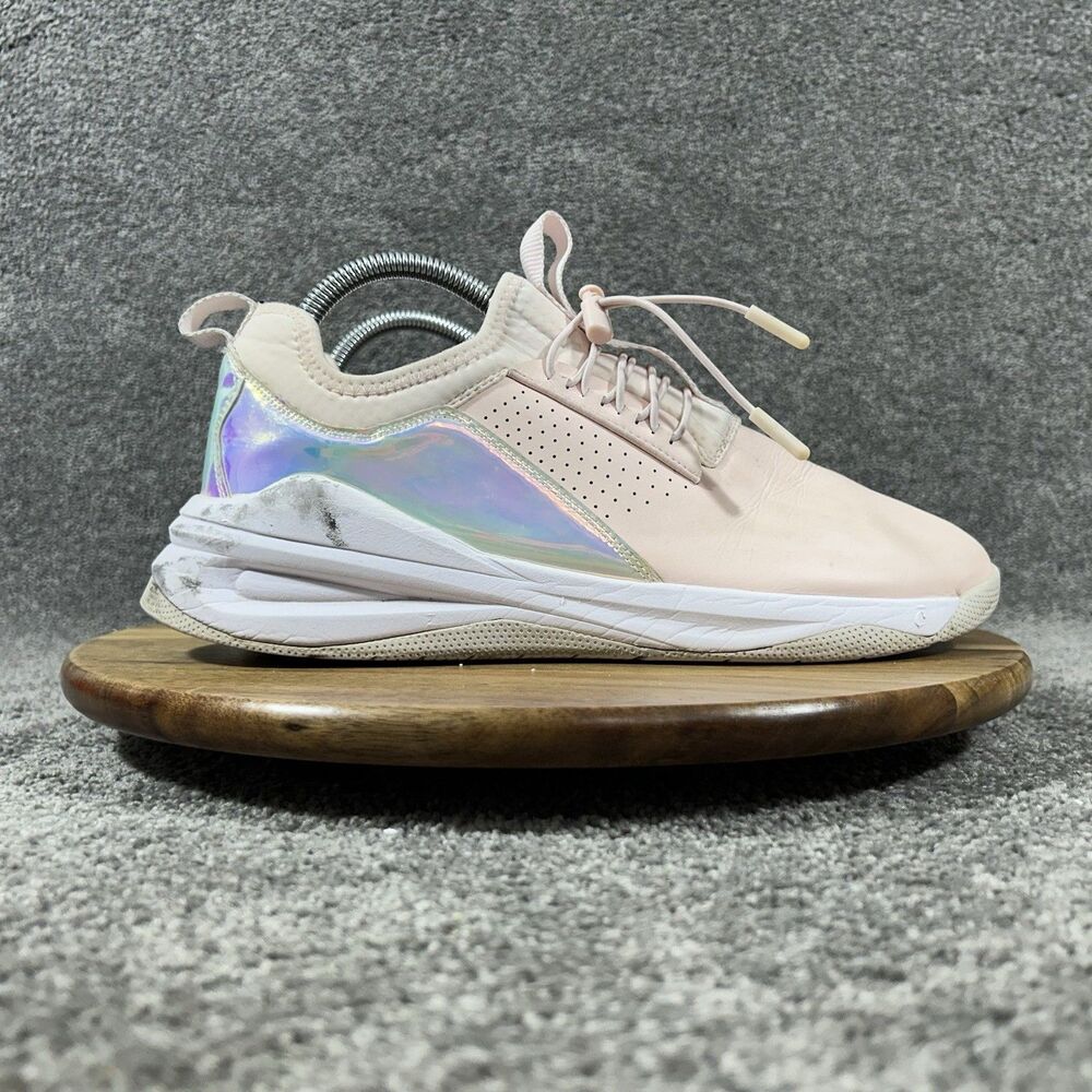 Clove Classic Women’s Size 10 Striking Pink Holographic Nursing Shoes Used